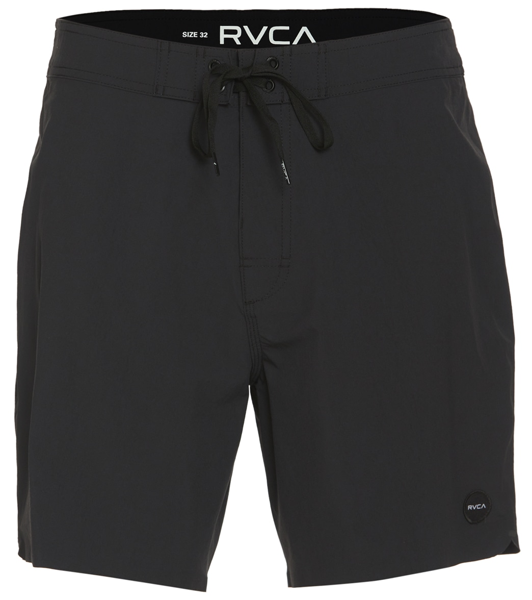 Rvca Men's 17 Anderson Board Shorts - Black 28 - Swimoutlet.com