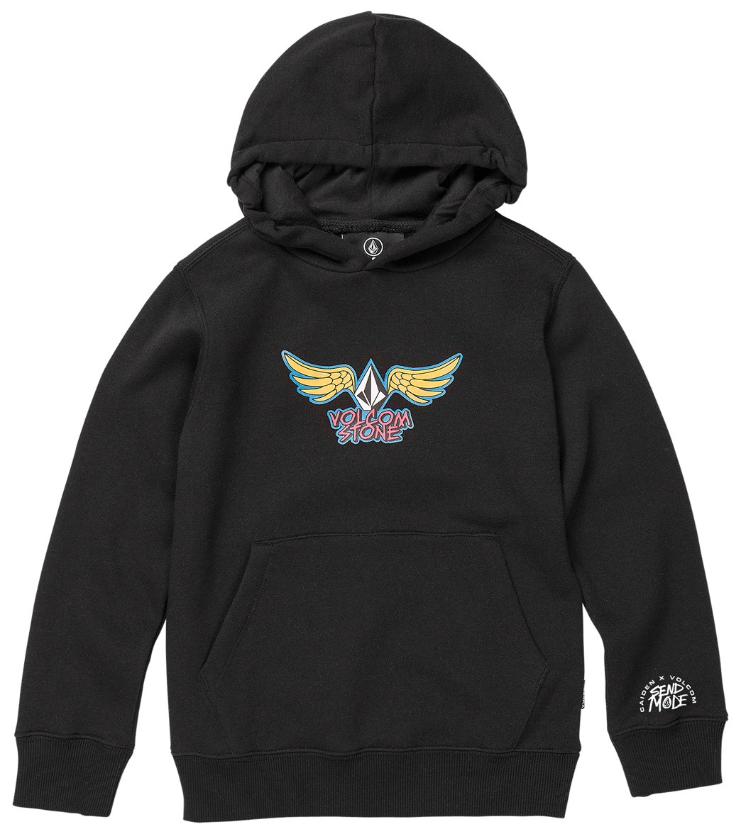 Volcom Boys' Caiden Pullover Hoodie Toddler - Black 2T Cotton/Polyester - Swimoutlet.com