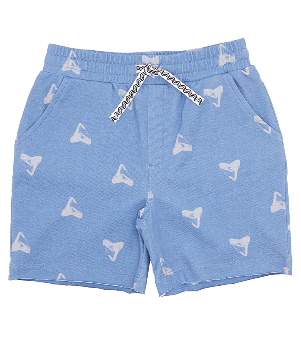 Feather 4 Arrow Boys' Low Tide Shorts Baby Toddler/Little/Big Kid - Washed Indigo 10 Cotton - Swimoutlet.com