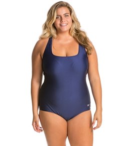 Speedo Moderate Ultraback Plus Size One Piece