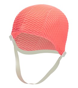 Sporti Bubble Swim Cap with Chin Strap