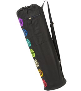 Gaiam Chakra Embroidered Yoga Mat Bag