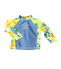 Tidepools Girls' Hanalei Sunrise L/S Rashguard (Toddler, Little Kid, Big Kid)
