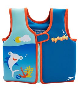 Speedo Boys' Learn To Swim Printed Neoprene Swim Vest (2yrs-6yrs)