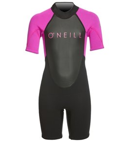 O'Neill Youth 2MM Reactor II Short Sleeve Back Zip Spring Suit