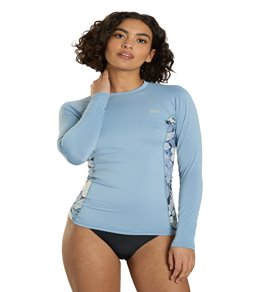 O'Neill Women's Side Print Long Sleeve Rash Guard