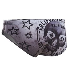 Turbo Men's Skull Surfer Water Polo Brief