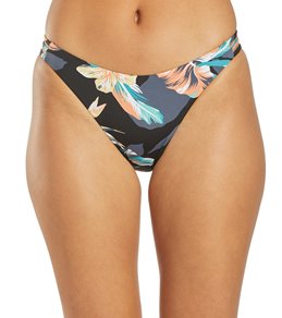 Roxy Beach Classics Printed Full Coverage Bikini Bottom