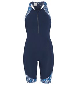 Dolfin Women's Aquashape Santorini Racerback Zip-Front Aquatard