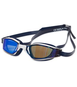 Phelps Xceed Blue Titanium Mirrored Lens Swim Goggle