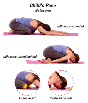 Child's Pose Yoga 